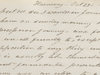 Joseph Smith wrote a coherent and well-worded letter in&nbsp;1829